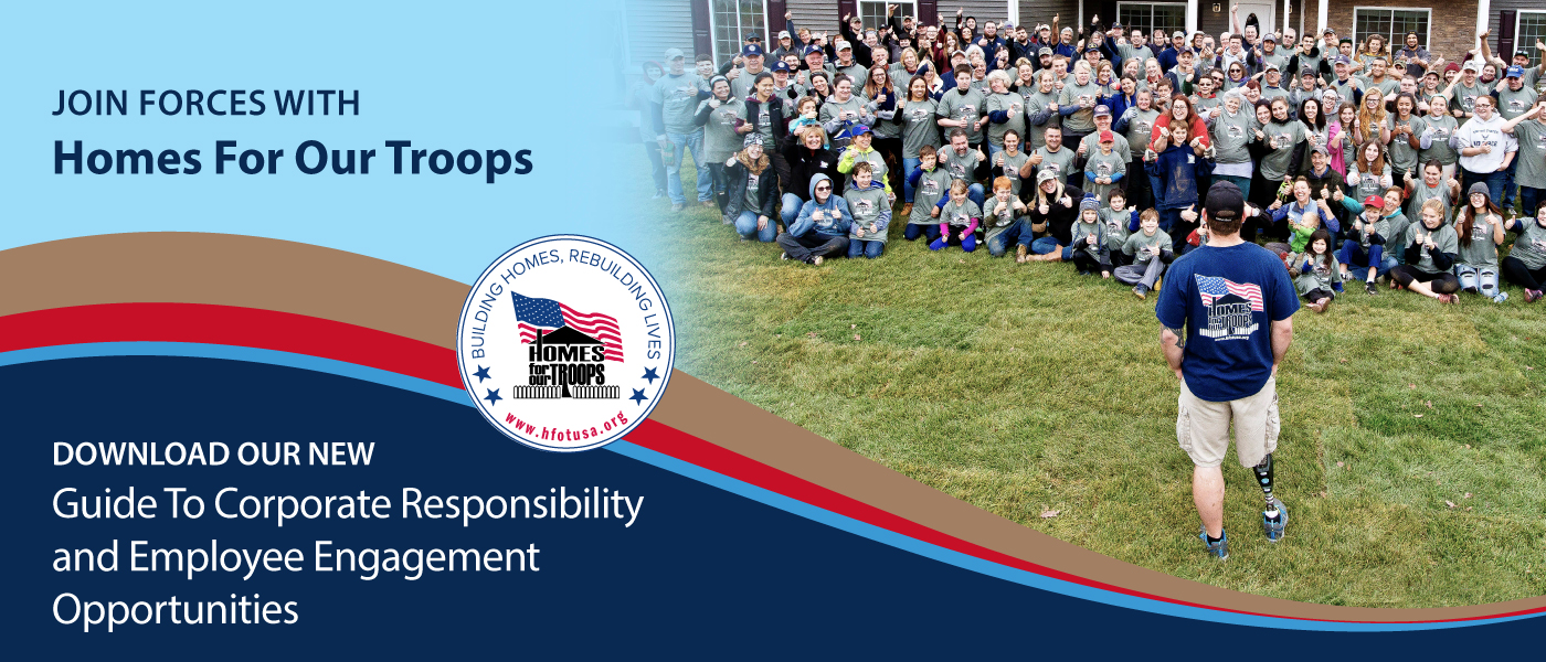 Homes For Our Troops - Building Homes, Rebuilding Lives!